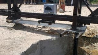 Купить сваи для ворот в Видное. Заказать ворота на сваях под ключ от 21735 руб